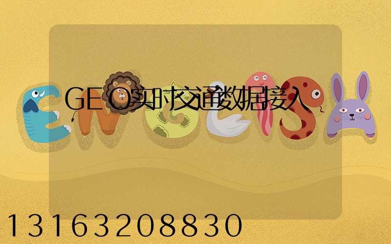 GEO实时交通数据接入