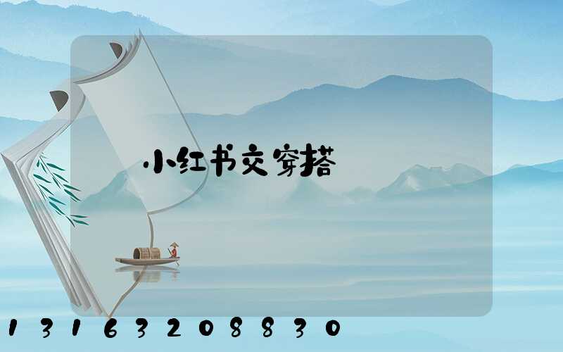 小红书交穿搭
