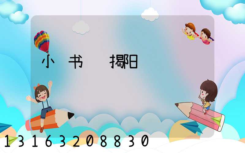 小红书运营揭阳