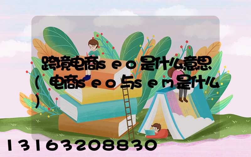 跨境电商seo是什么意思(电商seo与sem是什么)