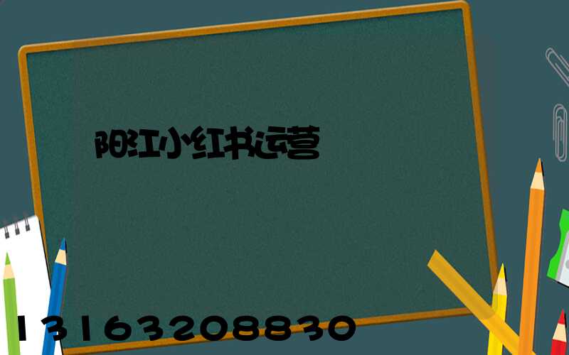 阳江小红书运营